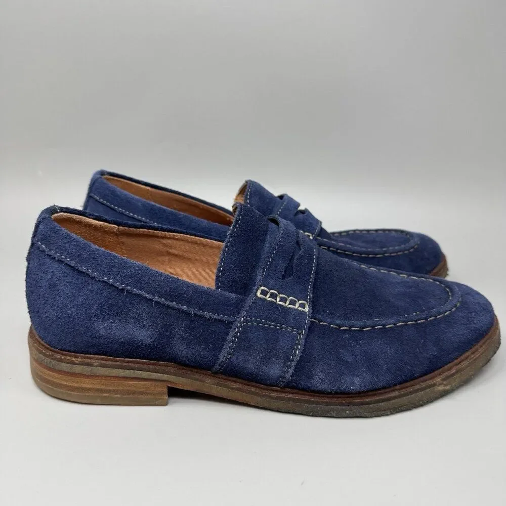 Clarks Artisan Clarkdale Flow Suede Slip On Loafers Mens Size 9.5M Blue